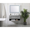 Elegant Decor 40 Inch Single Bathroom Floating Vanity In Concrete Grey VF43040CG